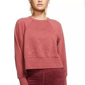 Nike Women’s Dri-FIT Fleece Cropped Training Top! Size Small!